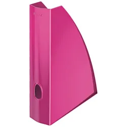LEITZ Stehsammler WOW Polystyrol pink , DIN A4