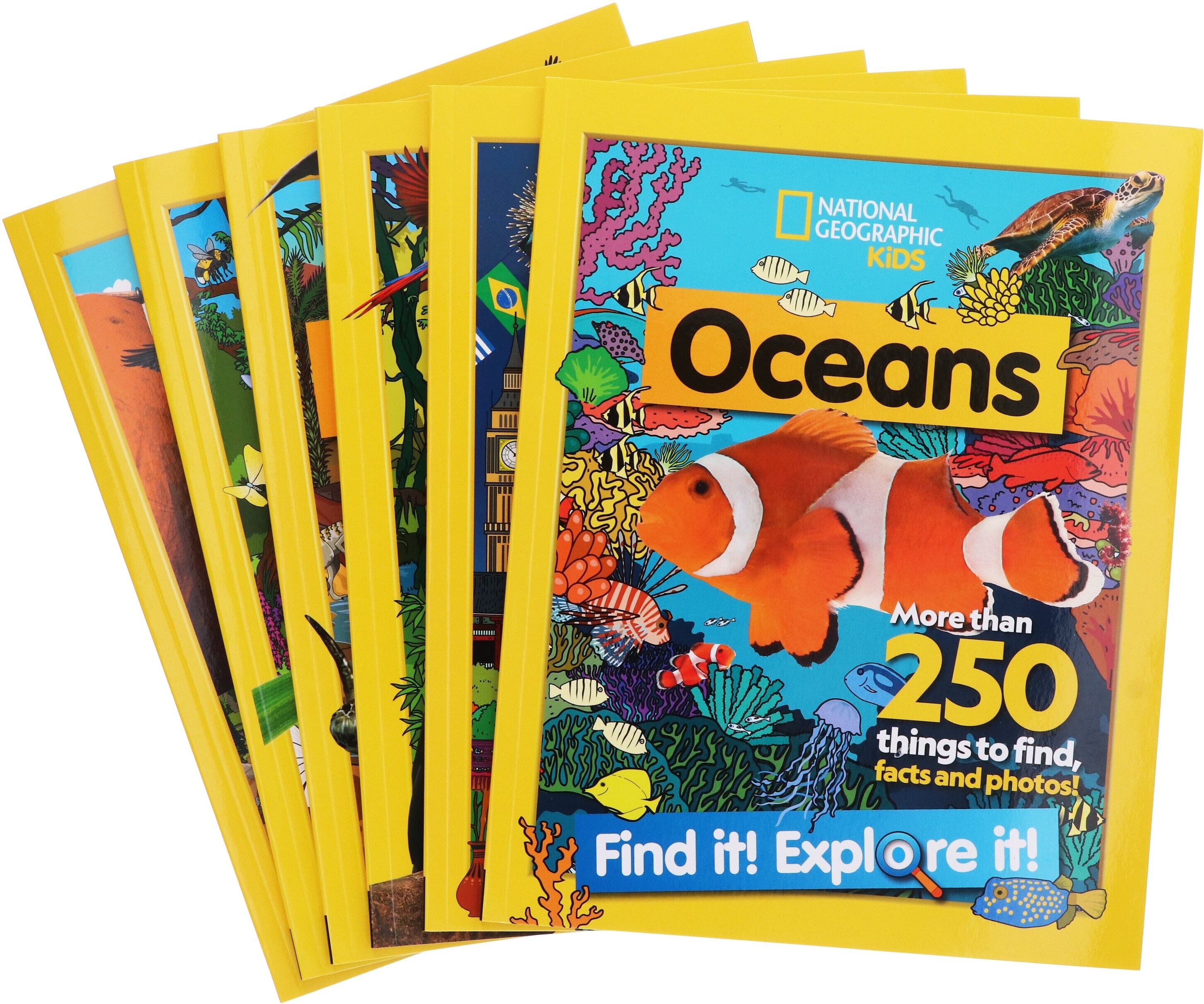 Find it! Explore it! By National Geographic Kids 6 Books Collection Set - Ages 5-7 - Paperback HarperCollins Publishers