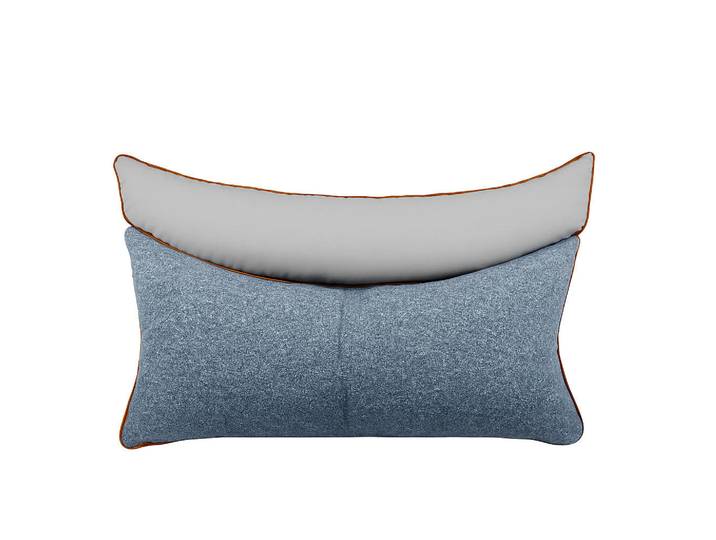 Vercart Nachttischkissen Keilförmiges Lesekissen Blau 90cm, Mode, Füllung: Polyester, 60x90 cm, Heimtextilien, Wohntextilien, Kissen, Rückenkissen