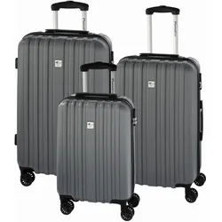 Paradise by CHECK.IN AURORA 3-tlg. Kofferset - anthrazit Koffer24
