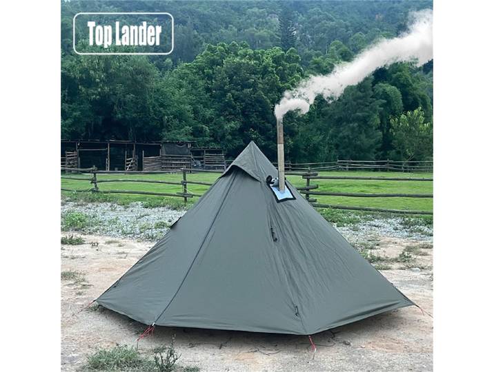 Tente de camping ultralégère avec fenêtre, tipi, Dakota ide, double couche, Bushcraft, 1 hypothèque, extérieur, tendance