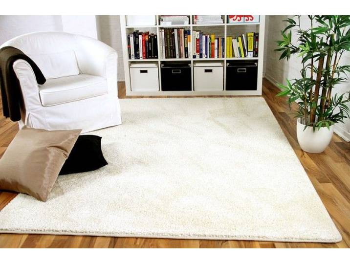 Tapis - SNAPSTYLE - Mona - Velours - Crème - 140x200 cm