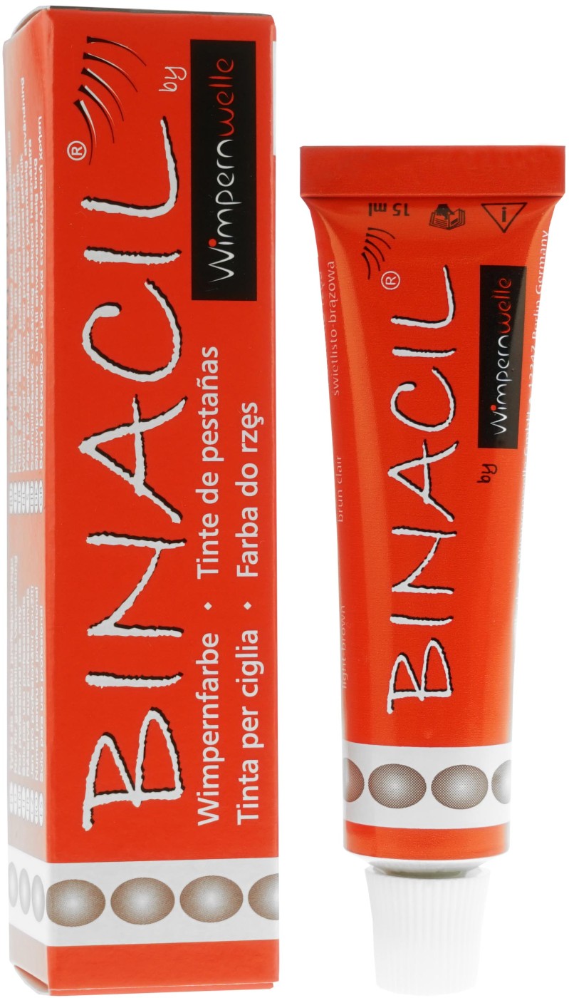 Wimpernwelle BINACIL Wimpern und Augenbrauenfarbe lichtbraun WW-23955