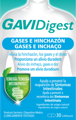 GaviDigest Gases e Inchaço Sintomas Intestinais 30 cápsulas