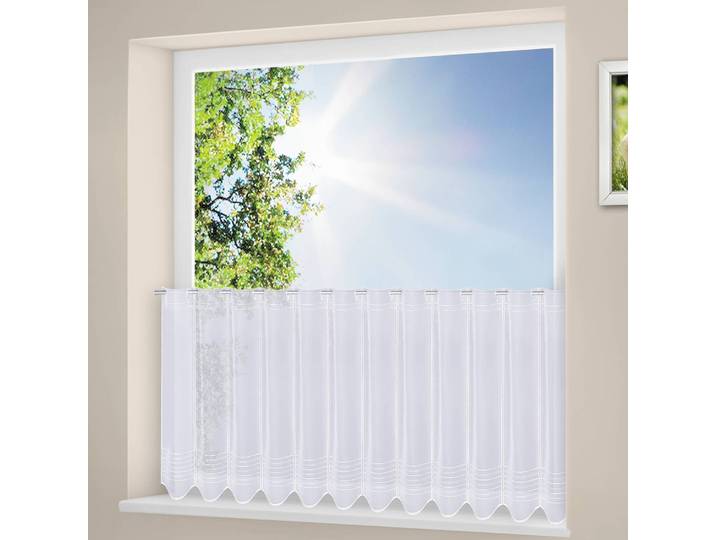 Gardine Lenny 143 x 45cm Weiß