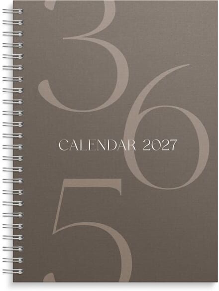 Burde Kalender Business Story 2027 brun