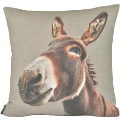 Kissen ESEL ALFRED (BH 45x45 cm) - braun - BH 45x45 cm