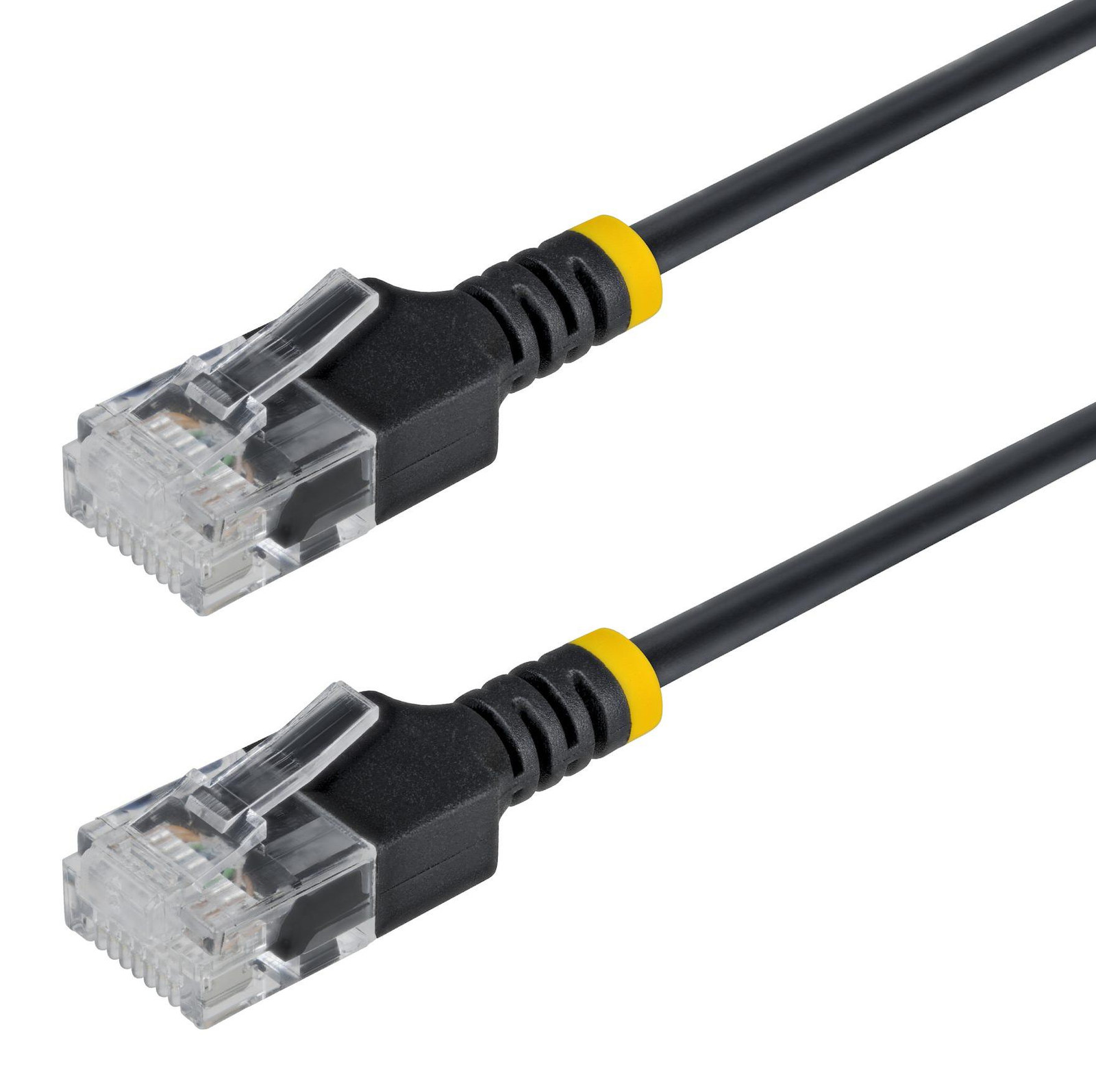 StarTech Cat6a Ultra Dunne Netwerkkabel U/UTP RJ-45 naar RJ-45, 0,5 meter, Zwart