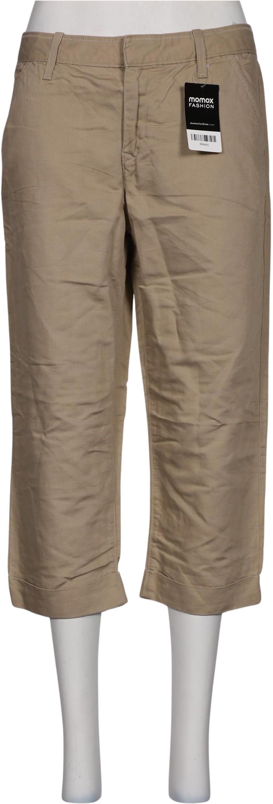Signature by Levi Strauss & Co. Damen Stoffhose, Beige, Gr. W29, Leinen / Baumwolle - Second Hand