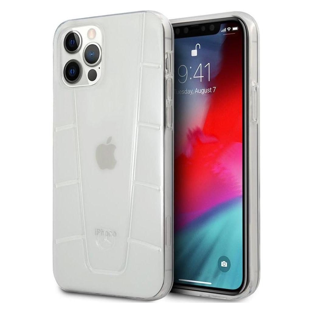 Mercedes MEHCP12MLCCT iPhone 12/12 Pro 6.1-inch clear hard case with transparent line (Apple iPhone 12, Apple iPhone 12 Pro) (Mer006464-0)