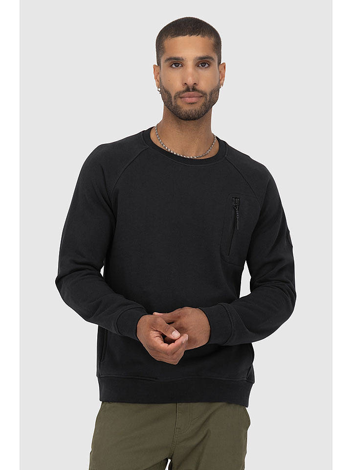 alife and kickin Sweatshirt "Fabio" in Schwarz - L