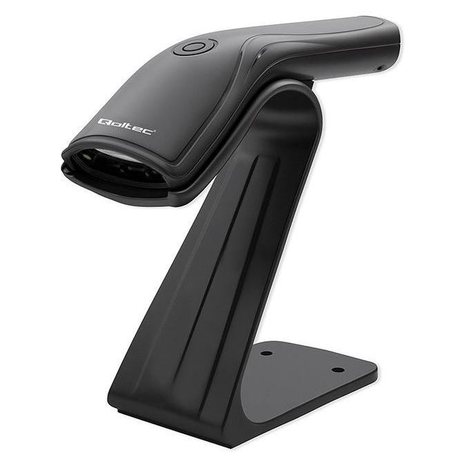 Qoltec Barcode-Scanner + Scannerständer (1D-Barcodes) (50852)