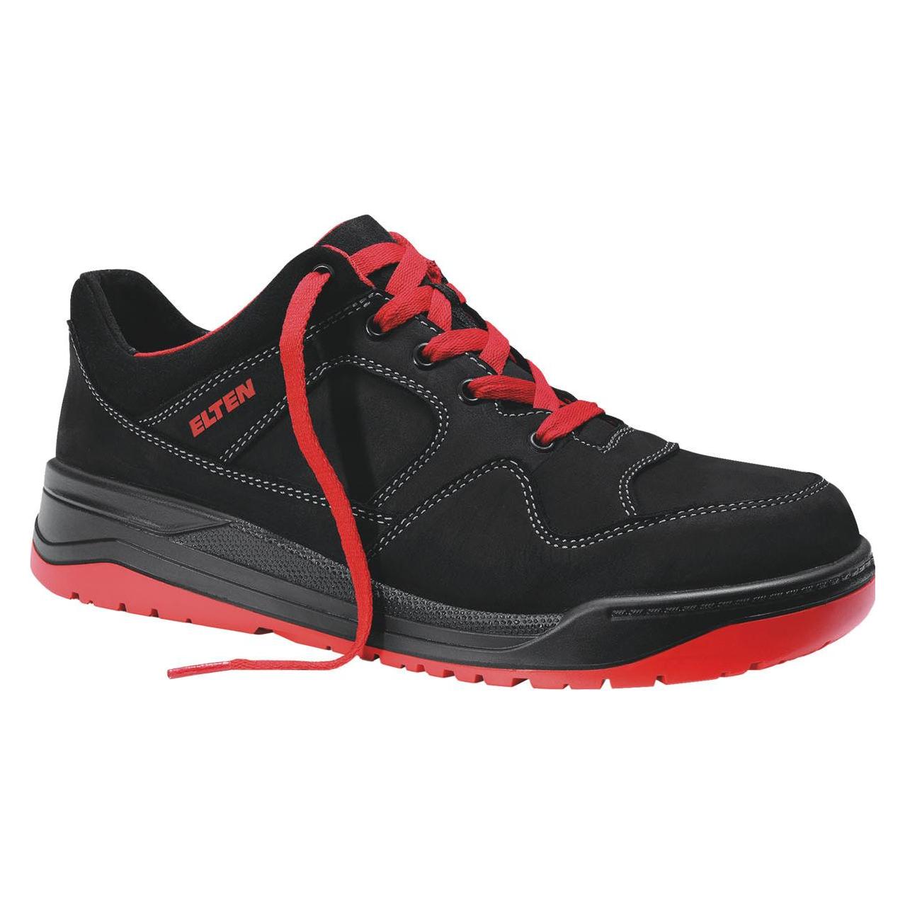 Elten Sicherheits-Halbschuh Maverick black-red Low ESD S3 Gr.42 (42) (204016)