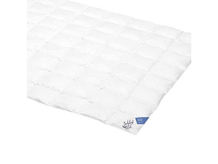 Schlafstil Einziehdecke D500 90% Daunen, 10% Federn Wärmestufe 1 Größe 200x200 cm