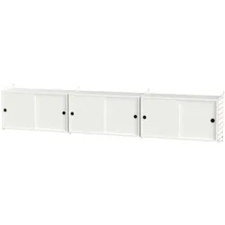 Sideboard wandhängend Beige Weiß