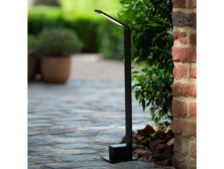 LED-Wegeleuchte Lawford 60cm Schwarz