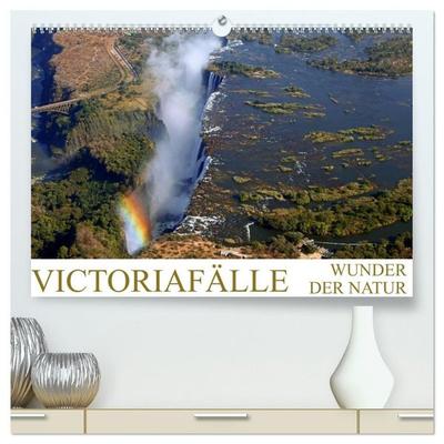 VICTORIAFÄLLE Wunder der Natur (hochwertiger Premium Wandkalender 2027 DIN A2 quer), Kunstdruck in Hochglanz