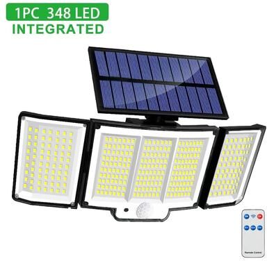 Uplift Essentials Solar Motion Sensor Wall Light 328 348 LED Outdoor Waterproof 348led integrated