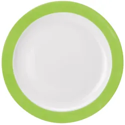 COLOURS Dessertteller (mit Fahne) - (Ø 18 cm) - Grün, 6er Set