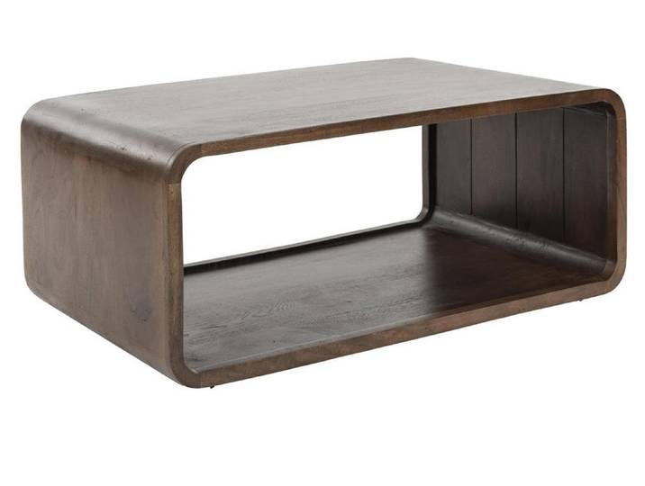 Couchtisch Tycho – aus Mangoholz in Braun - Luxusbetten24