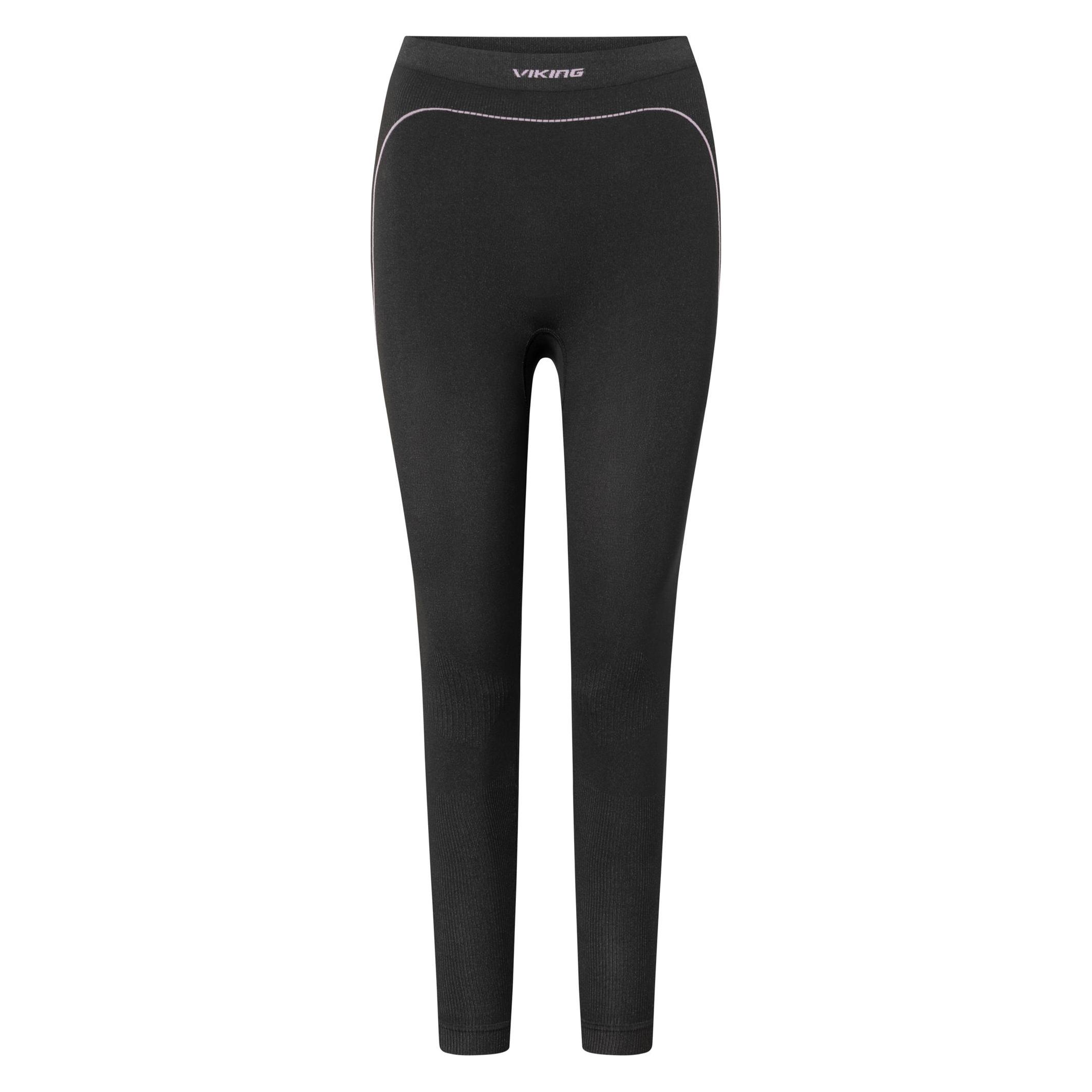Viking Etna 2.0 Lady Pants Bamboo schwarz-violette Damenunterwäsche (M) (500/27/6048/0948)