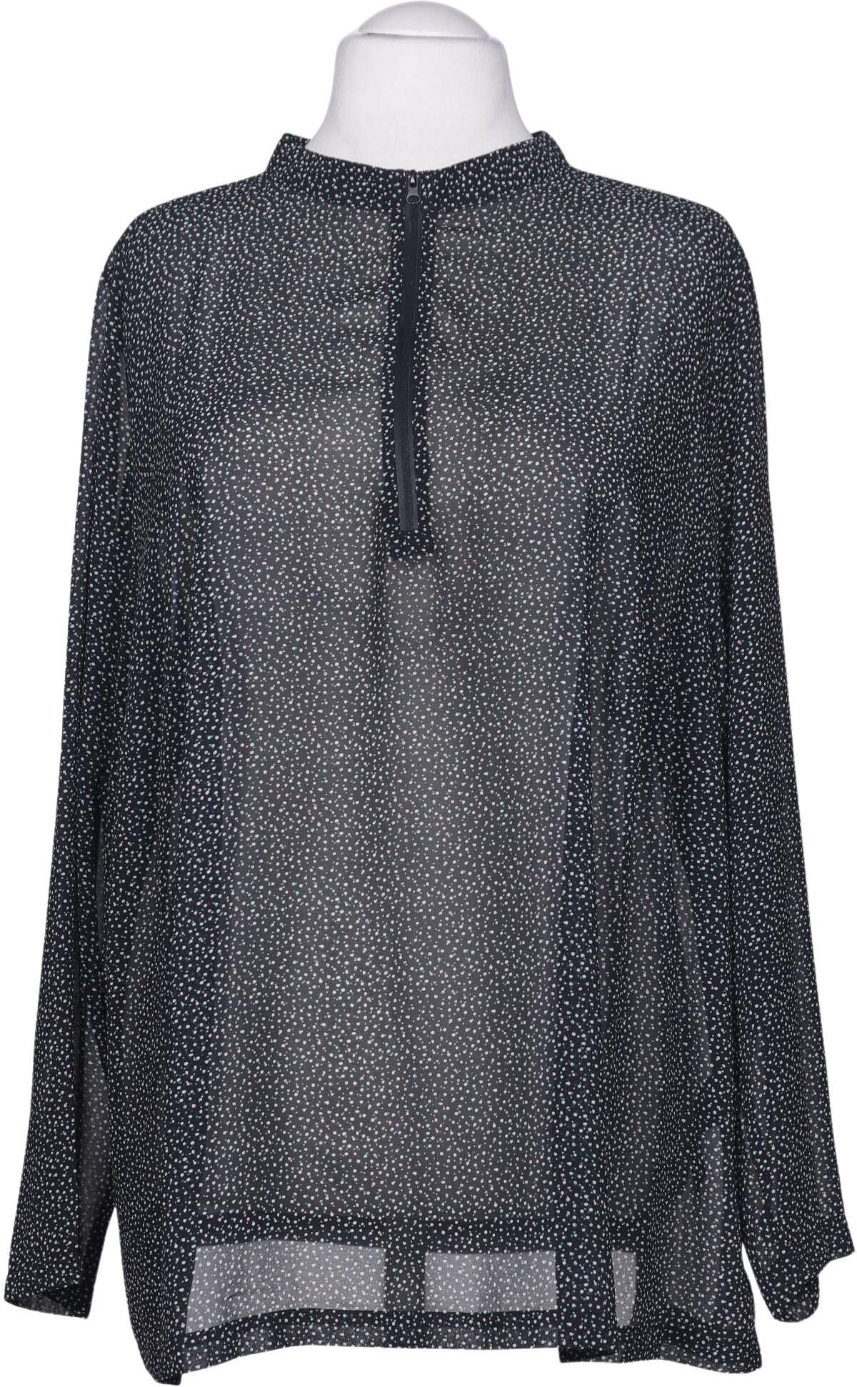 Studio Untold Damen Bluse, Marineblau, Gr. EU 54, Synthetik - Second Hand