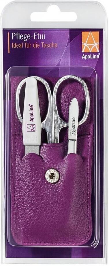 Apoline Manicure Etui 3teilig lila