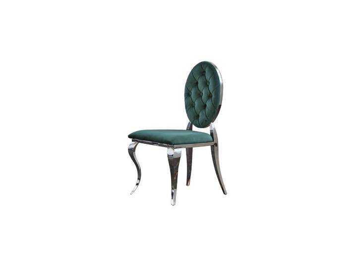 Kawola Esszimmerstuhl Linda Grün Velvet, Textil, 50x92x56 cm, Esszimmer, Stuhl