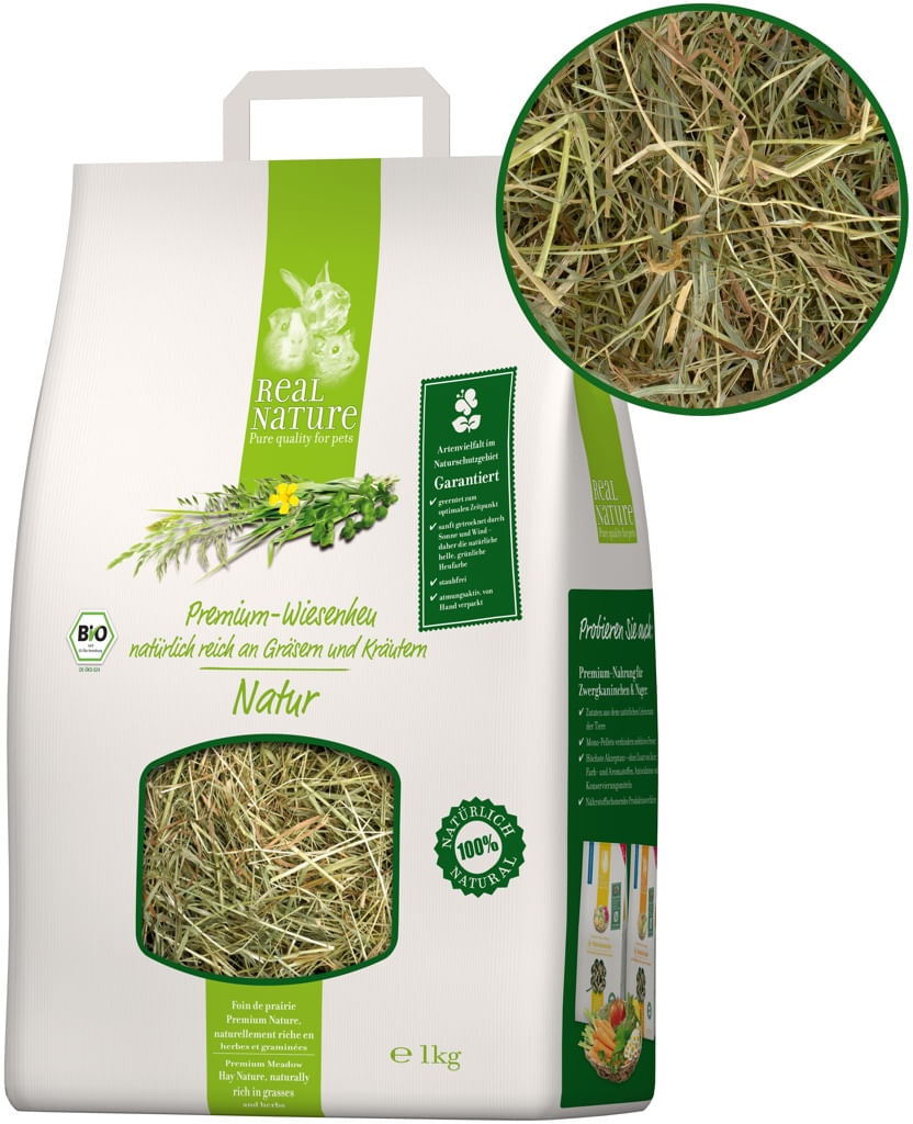 Real Nature Fieno Naturale per Roditori 1KG