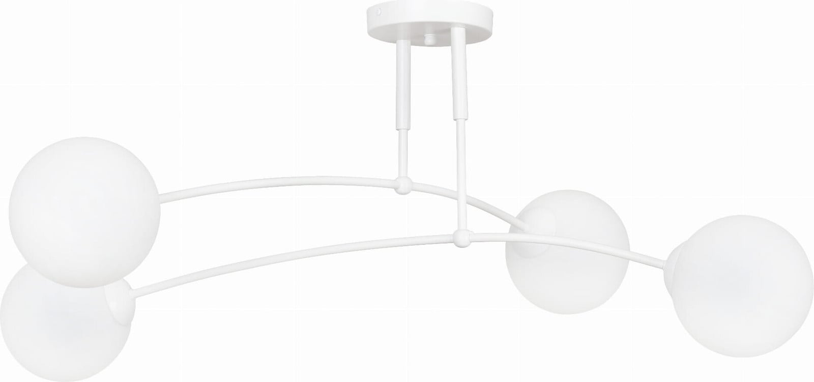 Emibig PREGOS Plafondlamp Wit - 4x E14 - 40W
