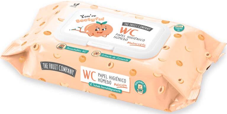 Fruit Company The WC Papel Higiénico Melocotón 60 uds