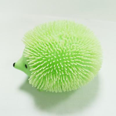 Smart Shopping Spot Cute Animal Stress Relief Fidget Squeeze Ball Glitter Spiky Sensory Toy For Adults green