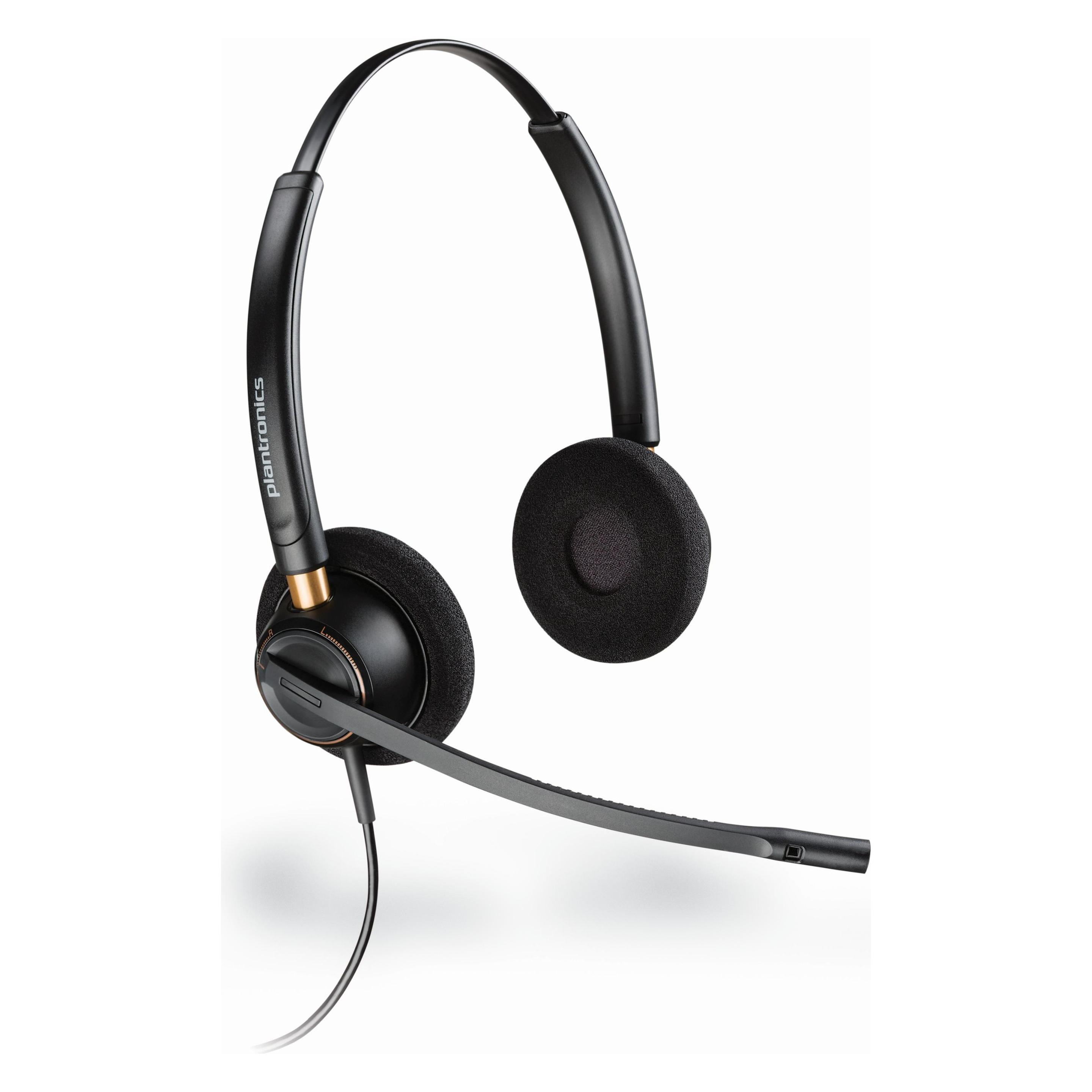 HP Poly EncorePro 520V Binaural headset voice tube + Quick Disconnect, wired (Kabelgebunden, USB-A, USB-C) (783P9AA#ABB)