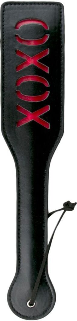 Easytoys Fetish Collection Pagaie en cuir noir - XOXO