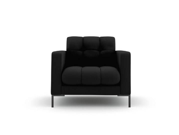 Fauteuil en tissu structurel noir