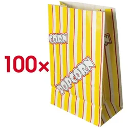 Papstar 100 Popcorn-Tüten gelb 2,5 L - 22 x 14 x 8 cm gelb