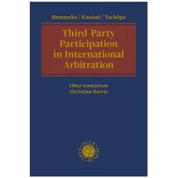 Third-Party Participation in International Arbitration, Fachbücher