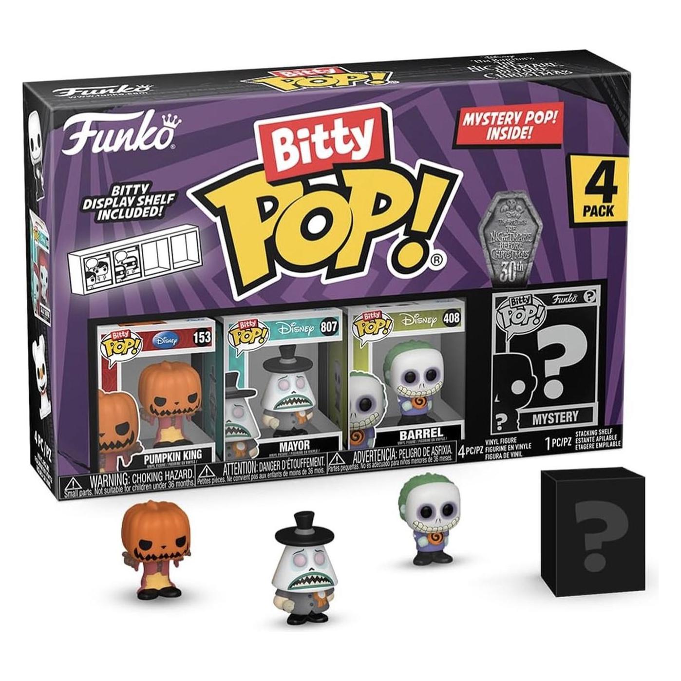 Funko Bitty Pop! 4-Pack: The Nightmare Before Christmas (1 Stück - assortiert) (OC76996)