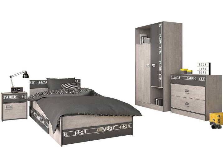 Parisot Jugendzimmer-Set, (Set, 5-tlg)