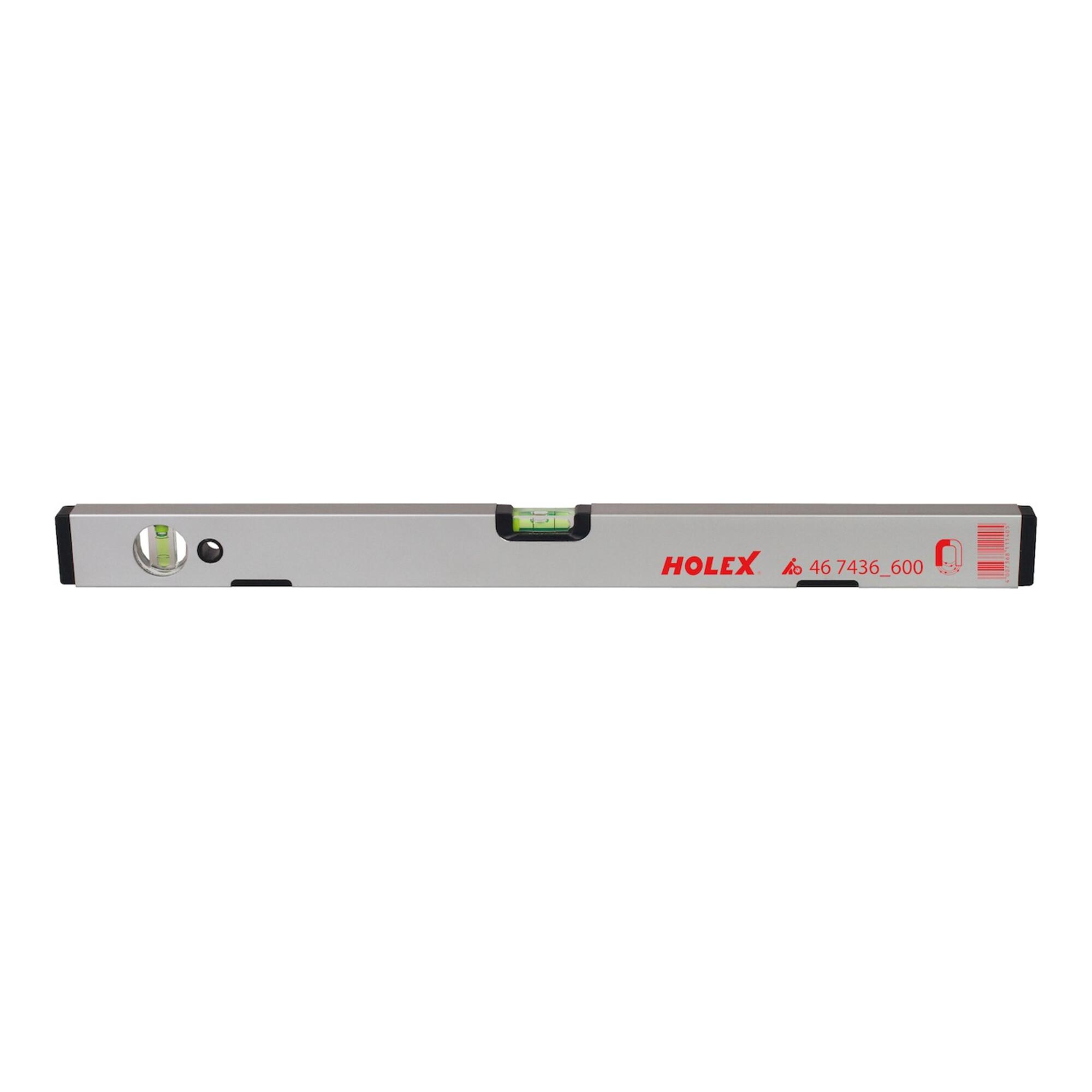 HOLEX Aluminium-Wasserwaage mit Magnet 400 mm (467436 400)