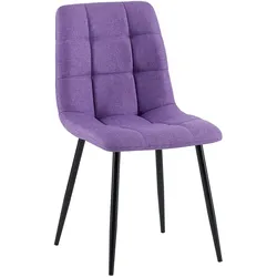 CLP Esszimmerstuhl Antibes Stoff   Farbe: lila