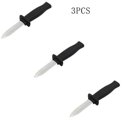Uplift Picks Retractable Plastic Fake Knife Prop For Halloween Parties Tricks And Costumes 3 Pcs