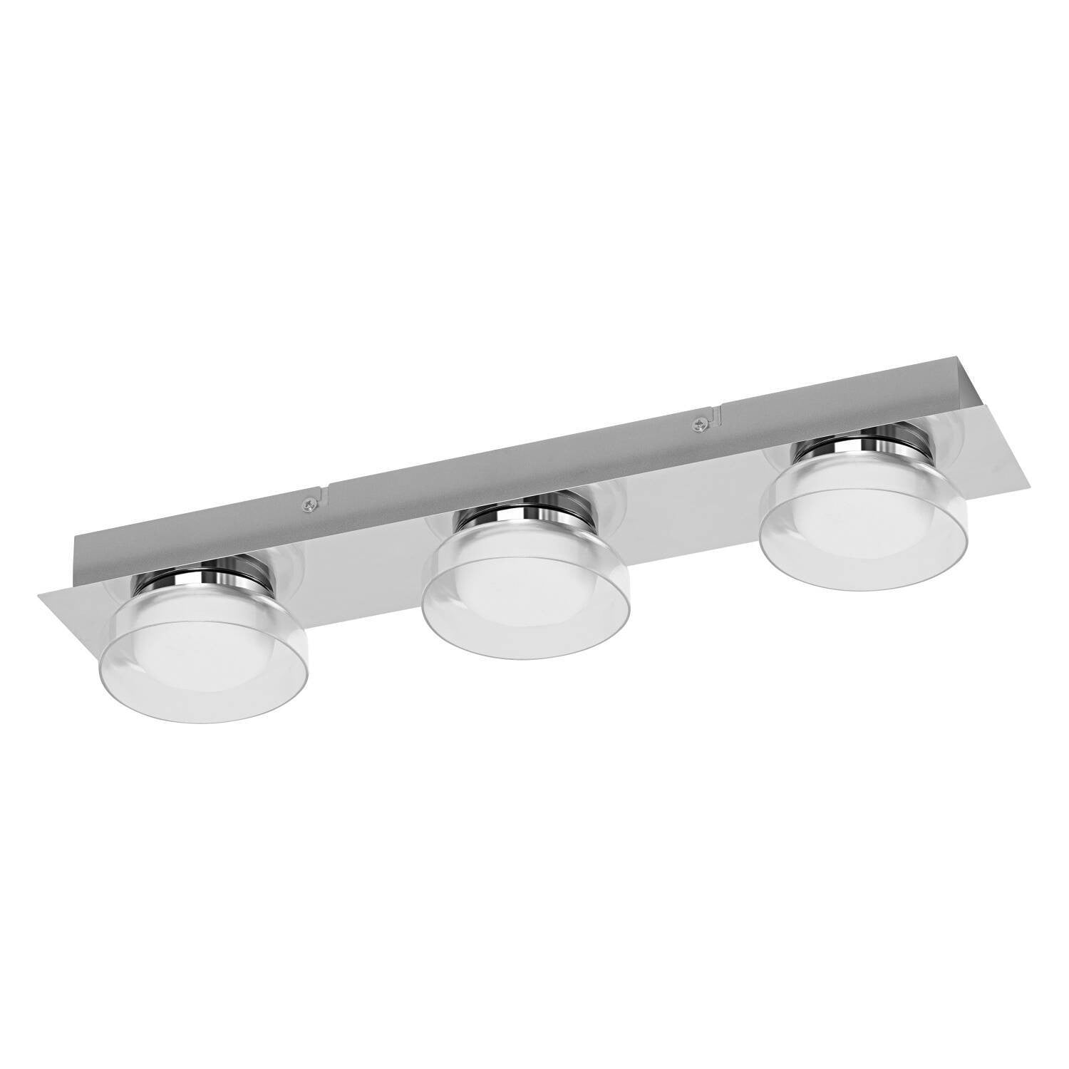 Ledvance LED Smart+ Orbis badlamp zilver, IP44, 18W, 1800lm, 3000K-6500K, dimbaar, WiFi, compatibel met Google Alexa