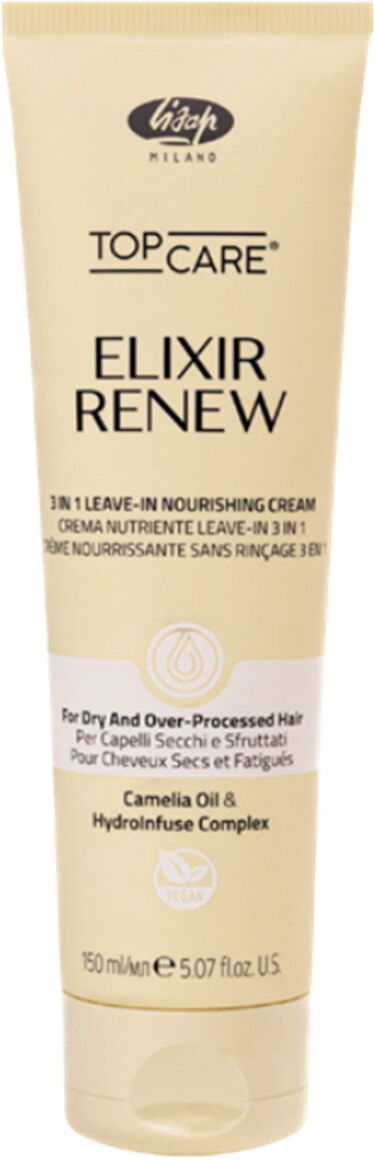 150ml Lisap Top Care Elixir Renew 3 in 1 Leave-In Nourishing Cream