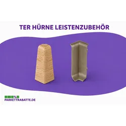 ter Hürne SKL G60 Montage Eiche farbig Sockelleisten Innenecken