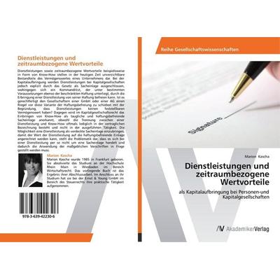 Dienstleistungen und zeitraumbezogene Wertvorteile, Taschenbuch von Marion Kascha, AV Akademikerverlag, 978-3-639-42230-6