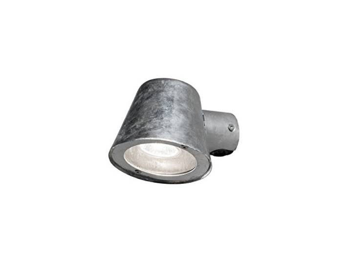 Konstsmide Applique Murale d'extérieur Trieste Down/1 x 35 W GU10/verre transparent/aluminium/IP54/éclairage extérieur en Acier galvanisé Brut