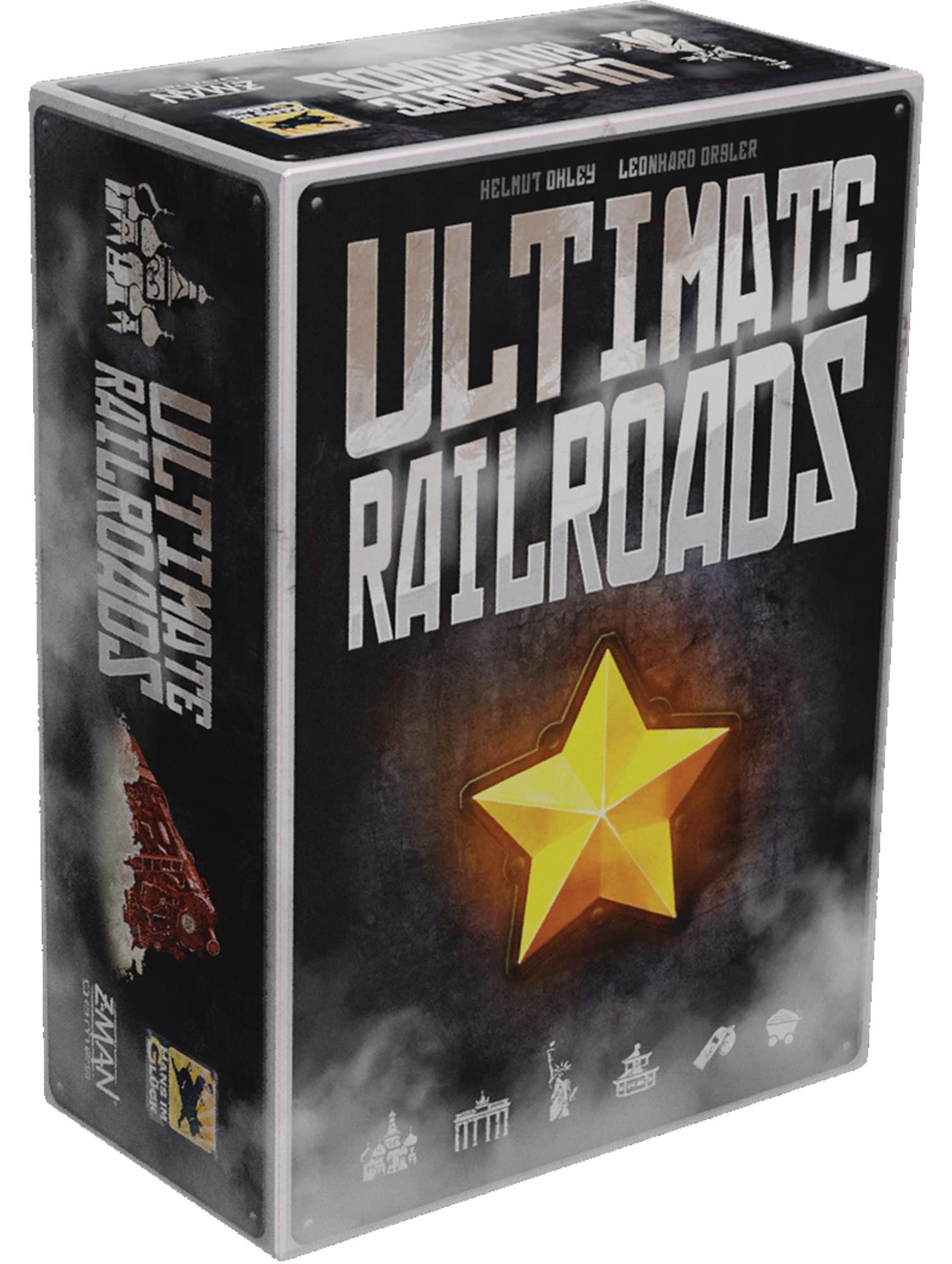 Ultimate Railroads Brettspiel - Worker Placement, 1-4 Spieler, ab 12 Jahren