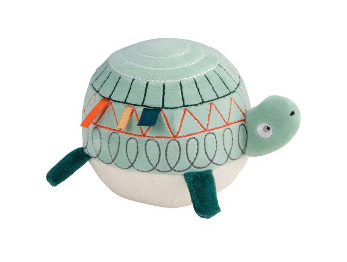 Stoff-Ball mit Glocke Schildkröte Turbo