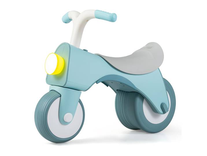 Kinderen Loopfiets zonder Pedalen met Muziekfunctie & Ergonomische Handvatten Glijvoertuig voor Kinderen van 2-5 Jaar Blauw